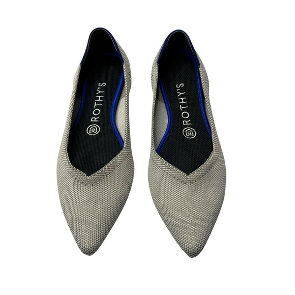 Rothy’s | The Point in Flax Birdseye Gray 8 - Picture 6 of 8